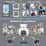 CRONY SH047 Srihome APP 4MP Full-color night vision WiFi Camera Wireless WIFI Security Camera Two-way Audio 4MP Motion Detection