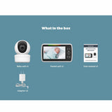 SM650 5inch TFT LCD Baby Monitor 5" Large Screen Baby Monitor Night Vision Two Way Audio Phone Baby Monitor Wireless - Edragonmall.com