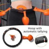 Smart Hula Hoop Auto-Spinning Hip Hula Hoop Exercise Lose Weight Detachable Sports Circle - Edragonmall.com
