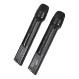 WEISRE WM-03V Dual wireless microphone Professional 210 - 280MHz VHF Wireless Handheld Dual Channel Transmitter Mic Set - Edragonmall.com