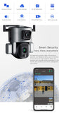 CRONY D5 WiFi-4K-8MP D5 4G-4K-8MP Solar Dual Linkage Battery PT Camera 8MP Wireless CCTV Camera | No need to adjust the focus, the image is clear after installation