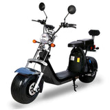 CRONY G-029 3000W Electric Motorcycle Motorbike High Speed Harley tyre Double Seat with double battery | Black