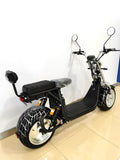 CRONY G-029 3000W Electric Motorcycle Motorbike High Speed Harley tire Double Seat with double battery | Black Spider