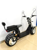 CRONY G-029 3000W Electric Motorcycle Motorbike High Speed Harley tyre Double Seat with double battery | Black