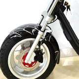 CRONY G-029 3000W Electric Motorcycle Motorbike High Speed Harley tire Double Seat with double battery | Black Spider