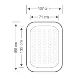 Intex 66810NP Floque + Airbed Air Bed Inflator Travel