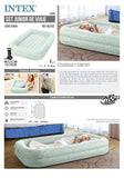Intex 66810NP Floque + Airbed Air Bed Inflator Travel