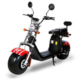 CRONY G-029 3000W Electric Motorcycle Motorbike High Speed Harley tyre Double Seat with double battery | Star banner