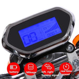 CRONY G-029 3000W Electric Motorcycle Motorbike High Speed Harley tyre Double Seat with double battery | Black