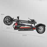 CRONY V10-2 max speed 65km/h Fast Speed E-scooter 48v 1000w strong powerful electric scooter foldable 10 inch electric scooter